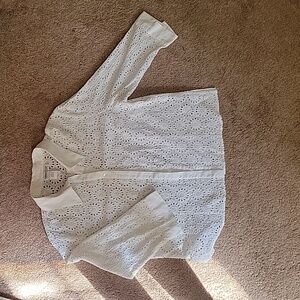 Coldwater Creek eyelet blouse